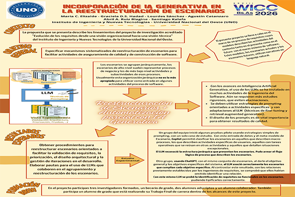 Incorporación de IA Generativa en la Reestructuración de Escenarios